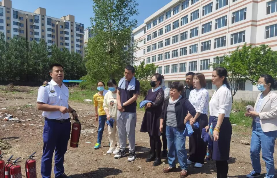 灭火器培训现场
